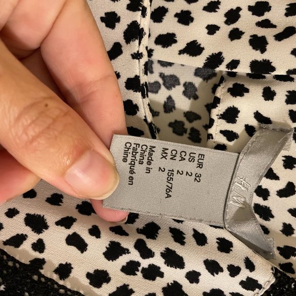 H&M black and white Summer dress - Picture 3 of 4